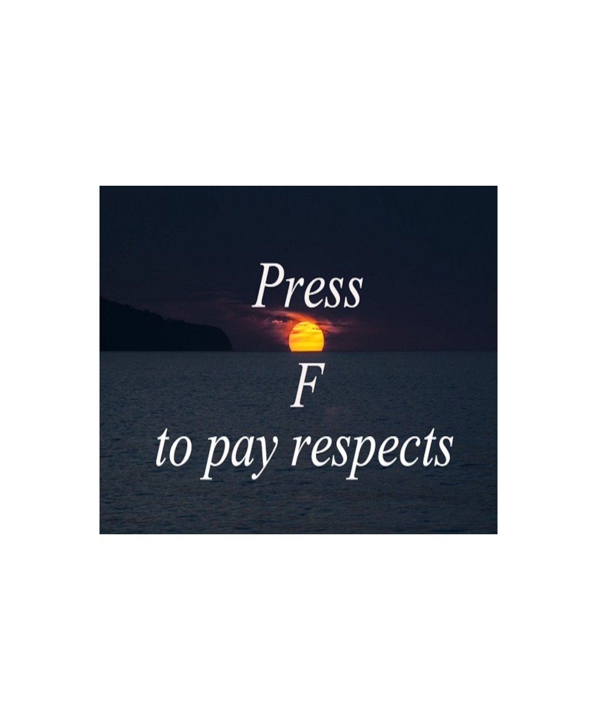 Press F to pay respects Steam Key GLOBAL